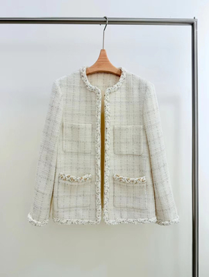 25早春新款原创设计师品牌匠心系列小香风粗花呢短外套