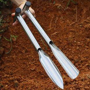 不锈钢小铲子种花种菜挖大蒜专用户外挖野菜挖土家用赶海园艺工具