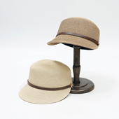 休闲草帽女夏季 防晒遮阳帽平顶简约百搭度假帽韩版 百搭时髦马术帽