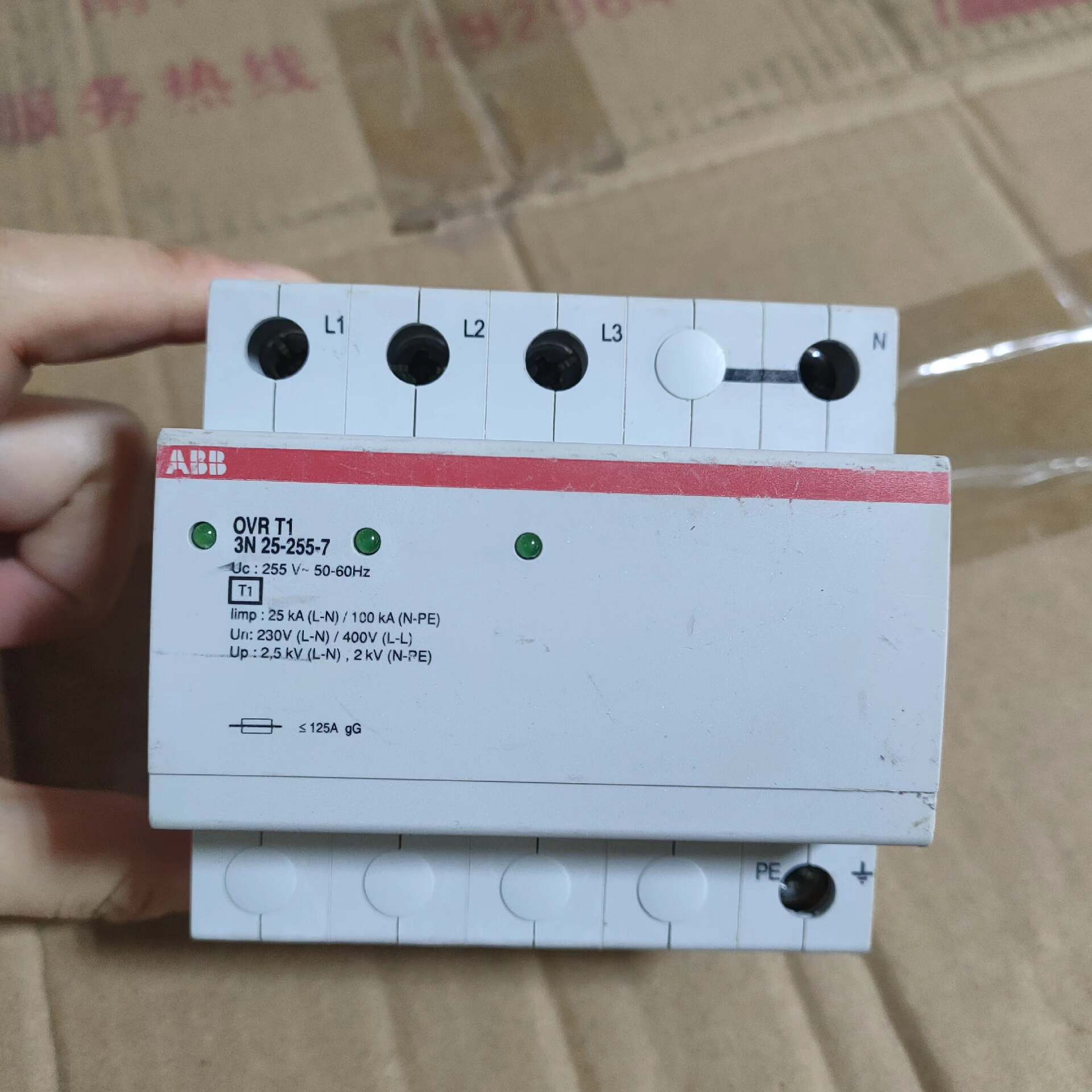 议价ABB电涌保护器 OVR T1 3N 25 255-7