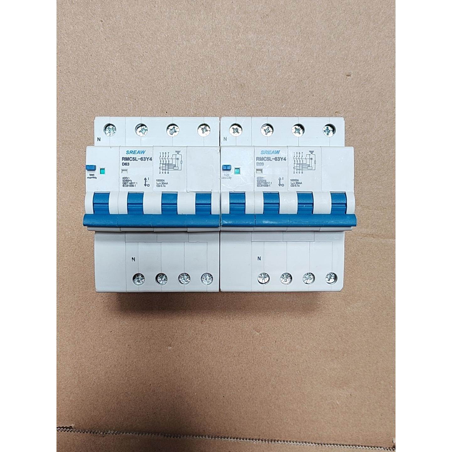 议价SREAW一体式漏电保护器，型号RMC5L-63Y4，