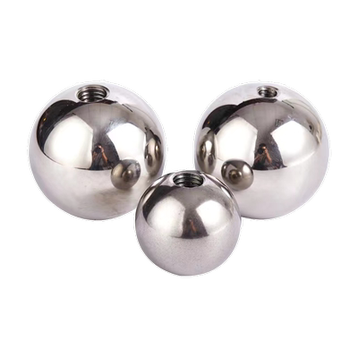 304不锈钢钻孔球打孔钢珠实心带孔钢球3mm-60mm 穿孔通孔钢珠光滑