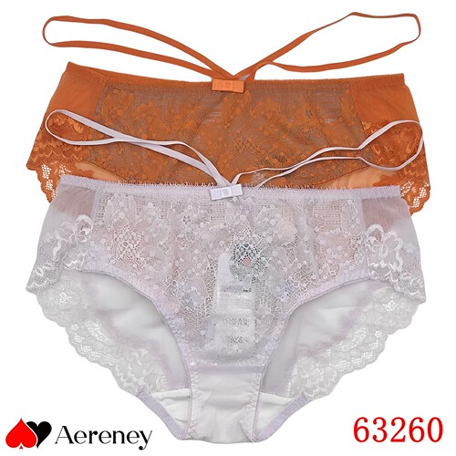 AERENEY爱亦心伊女性感蕾丝平角裤63260配81260 82260A 84260文胸