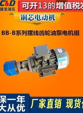 新款BB-B4JZ BB-B6JZ BB-B10JZ摆线齿轮油泵电机组齿轮润滑油包邮