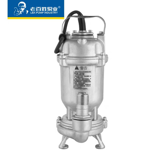 全新老百姓泵WQ25-15-3S1不锈钢304污水污物潜水泵耐腐蚀380V包邮