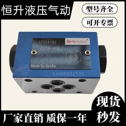新款北京华德型液控单向阀Z2S6-40B/ 1/2/A/ B/60B/6X保压阀 液压