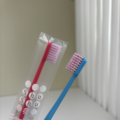 【2支】日本shushu螺旋毛牙刷成人中软毛三排小头口腔护理牙刷