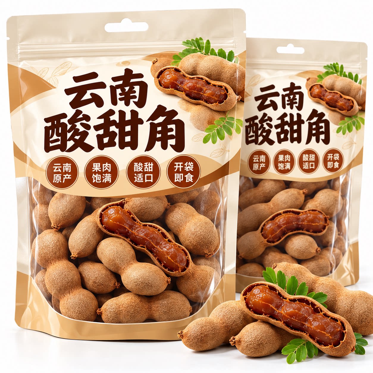 酸角特级甜酸角云南特产新鲜野生大甜角解馋零食甜酸角酸枣旗舰店