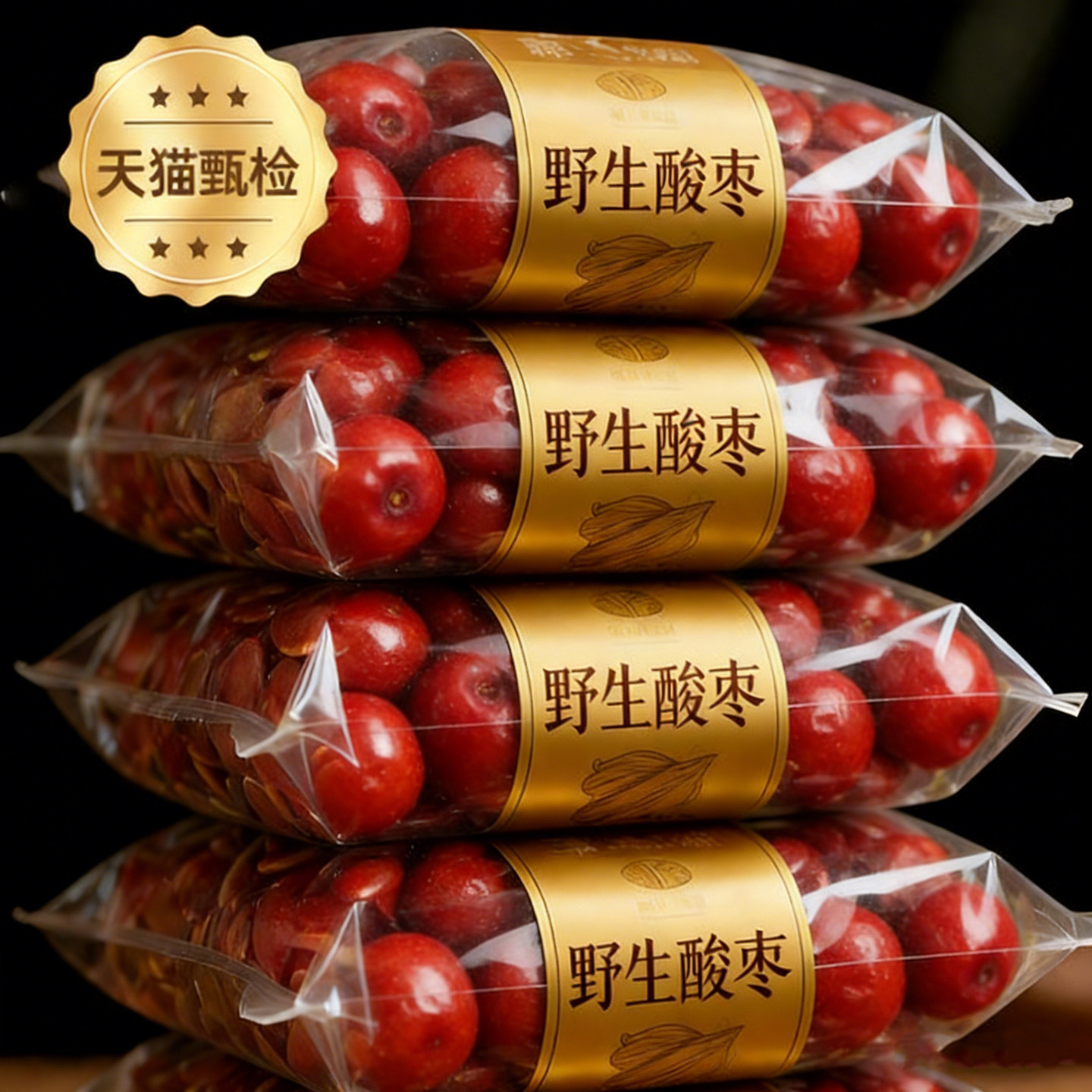 新疆特产小酸枣野生天然孕妇酸枣仁山枣零食沙枣酸甜泡水干吃红枣