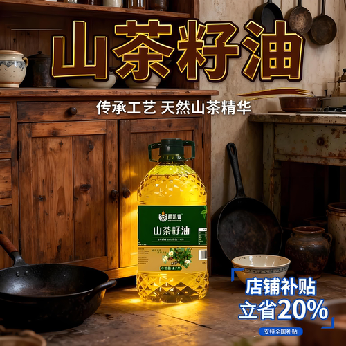天然压榨纯山茶油官方旗舰店正品婴儿孕妇专用有机食用油