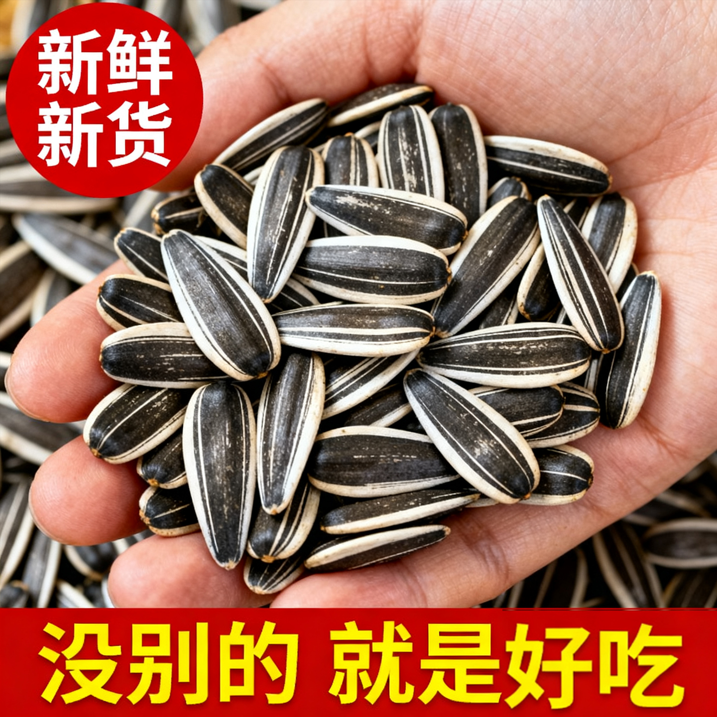 2025新货原味瓜子葵花籽新货大颗粒原味生熟办公室休闲零食旗舰店