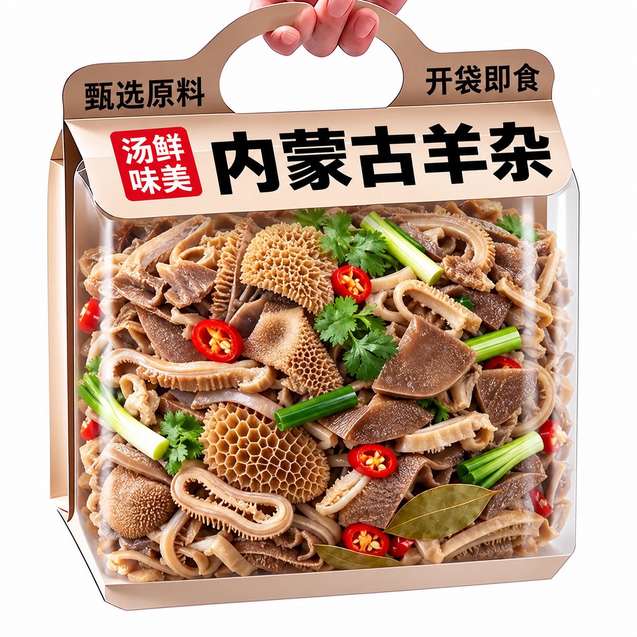 老字号！速食羊杂内蒙古整套熟食羊汤羊肉汤羊杂汤开袋即食羊杂碎