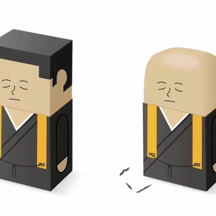 秃头橡皮擦聪明绝顶橡皮擦社畜打工人橡皮擦熬夜秃头橡皮擦设计师