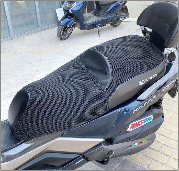 适用光阳赛艇S350坐垫套摩托车改装XCITING防晒网套250防水座垫套
