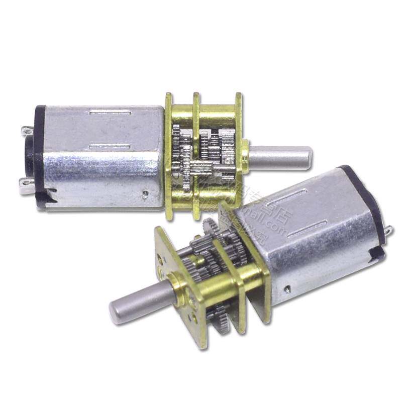 GA12-N20电机减速马达 微型直流低速减速电机3V6V12V微型齿轮电机
