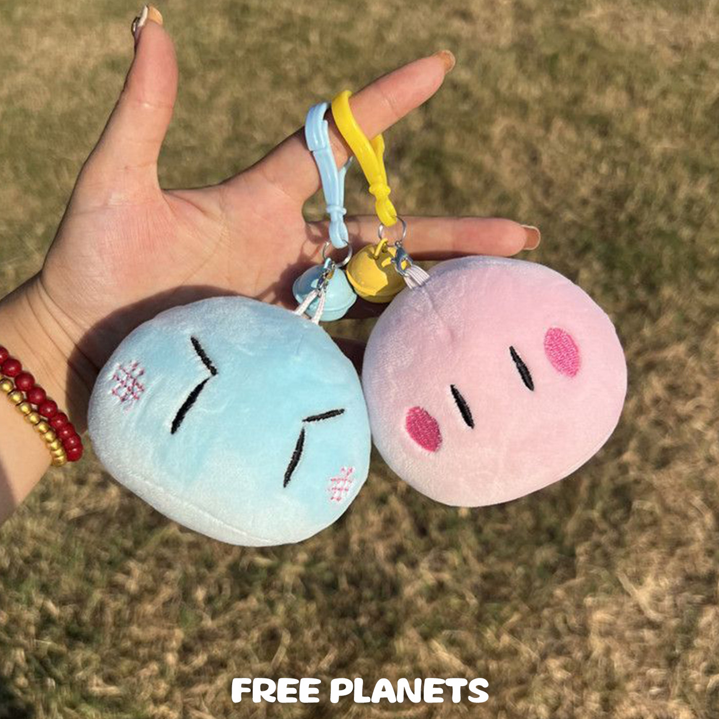 史莱姆团子大家族公仔书包挂件二次元玩偶挂饰钥匙扣毛绒周边娃娃