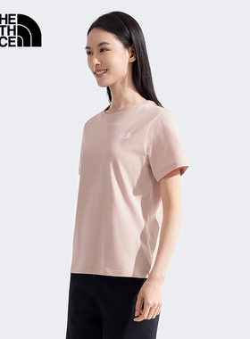 【经典款】TheNorthFace北面新款女纯棉印花短袖户外透气T恤|8EYP