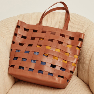 美国Madewell tote菜篮子女包托特包通勤包女包单肩手提包编织包