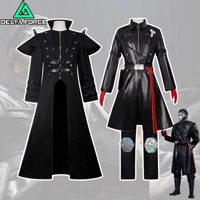 三角洲行动典狱长cos服格赫罗斯皮衣风衣儿童款cosplay万圣节套装