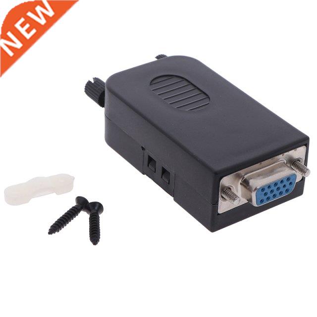 New 1PC D-SUB DB15 VGA Female / Male  Rows 15 Pin Plug Brea