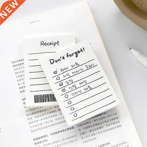 50Sheets/set Simple Lines To Do List Memo Notes School Offic