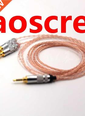 2.5mm TRRS Balanced 8 core Litz braid Headphone Upgrade Cabl