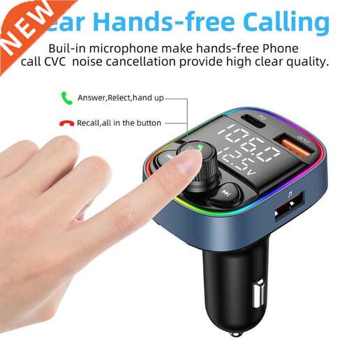 Hands-free Call FM Transmitter Car Mp Player Support MP/WM