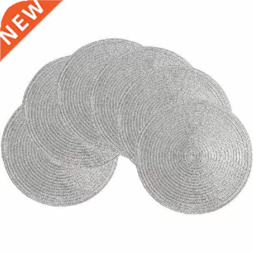 New 36cm Round Placemats Set of 6 Decorative Placemats