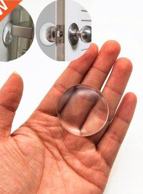 6Pcs/Set Door Knob Wall Shield Clear Bumpers Silicone