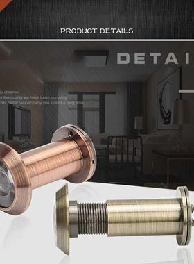 Home Security Viewer 200 Degree Adjustable Glass Lens Wide