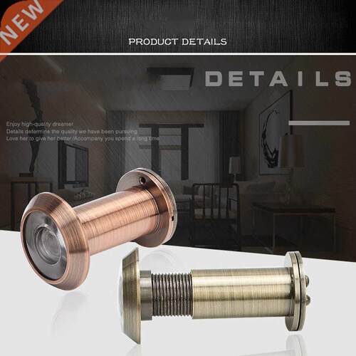 Home Security Viewer 200 Degree Adjustable Glass Lens Wide