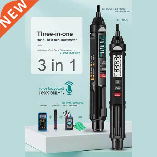 ET8906/ET8908/ET8909 Pro True RMS Digital Multimeter + Volta