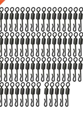 75pcs/lot Large Long Body Q-Shaped Black Quick Change Swivel