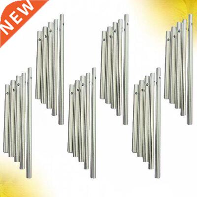 30Pcs Dfferent Length Wnd Chme Tubes Set Slver Tone
