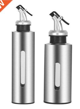 Portable Kitchen Stainless Oil Bottle Leak-proof Vinegar Sau
