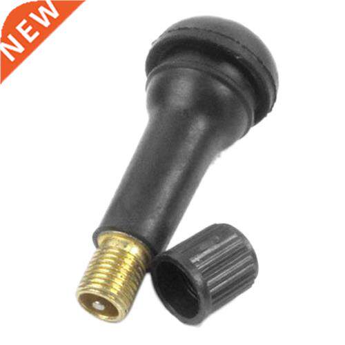 Car Vehicle Black Cap Tire Tyre Valve Stem 10PCS