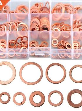 280pcs M5 M6 M8 M10 M12 M14 M16 M18 M20 Copper Washer Oil Se