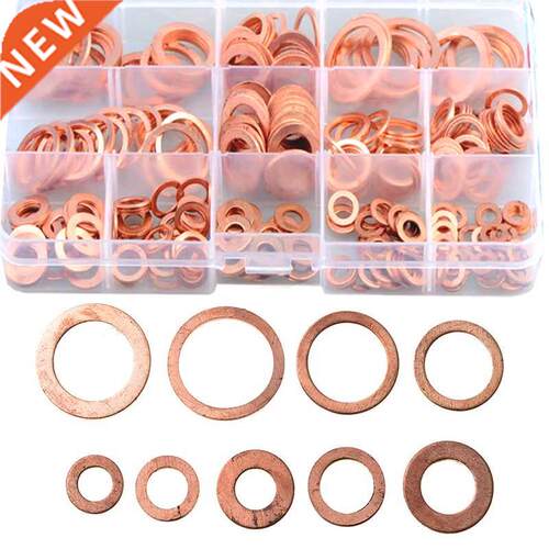 280pcs M5 M6 M8 M10 M12 M14 M16 M18 M20 Copper Washer Oil Se