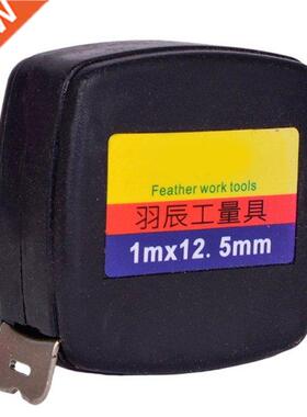 Portable Pocket Tape Ruler Measuirng Tool 1 Meter with Black