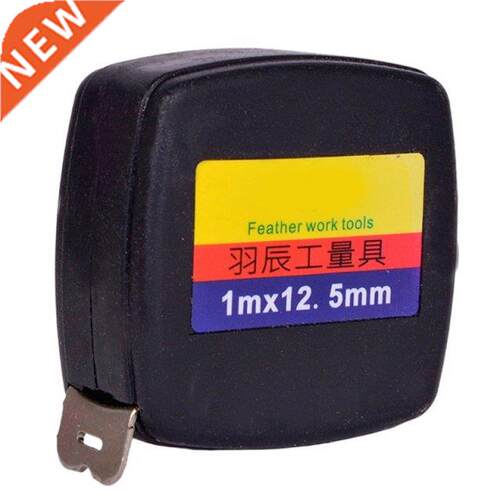 Portable Pocket Tape Ruler Measuirng Tool 1 Meter with Black