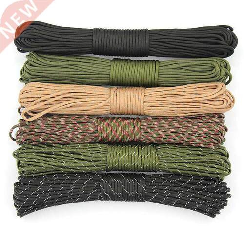 Army Green Black Paracord 550 Climbing Lanyard Tent Rope 4mm