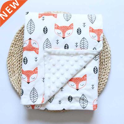 High Baby Blanket Newborn Thermal Flannel Fleece Flamingo Fo
