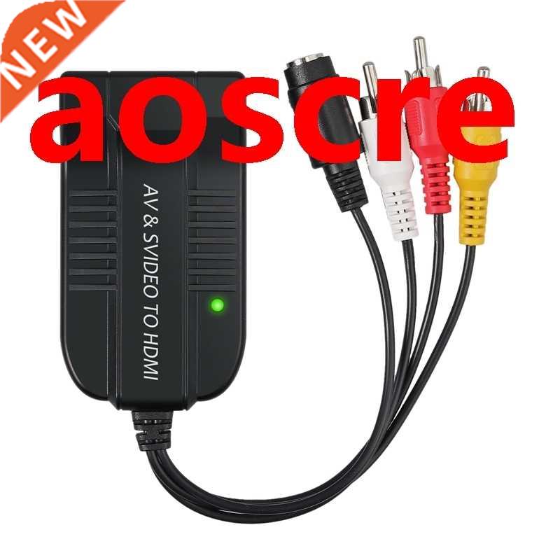 AV to HDMI Converter Adapter Composite 3RCA to HDMI Adapter