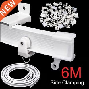 6 Meter Flexible Cuttable Bendable Curtain Track Rail Side C
