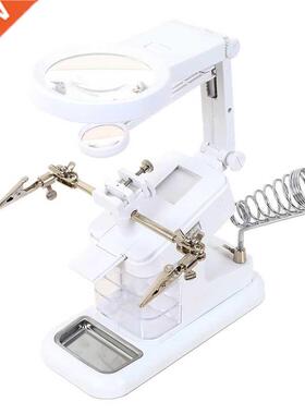 X/4.5X/25X Welding Magnifying Glass LED Lights Auxiliary Cl