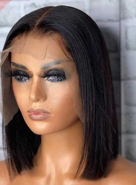 Short Bob Wig Lace Front Human Hair Wigs For Black Women Hum