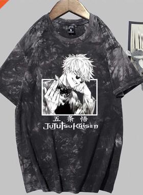 Jujutsu Kaisen Satoru Gojo T-shirt Fashion Short Sleeve O-ne