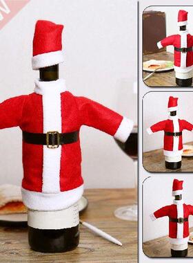 2pcs/set Merry Christmas Santa Wine Bottle Bag Covers