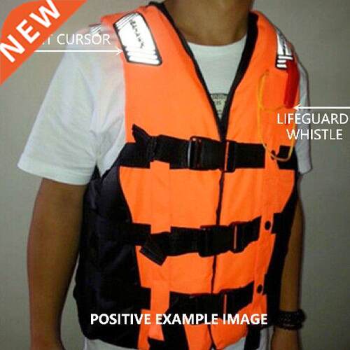 Swimming Life Jacket Travel Water Oxford Cloth ADULT