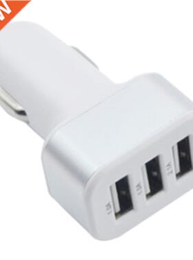Triple USB Car Charger Adapter  Port 2A 2.1A 1A -Port USB